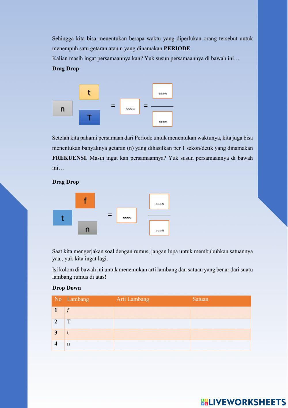E-LKPD 1 Materi Getaran kelas VIII SMP-MTs