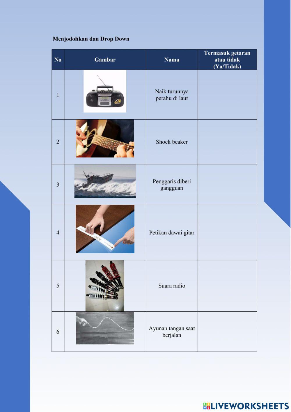 E-LKPD 1 Materi Getaran kelas VIII SMP-MTs