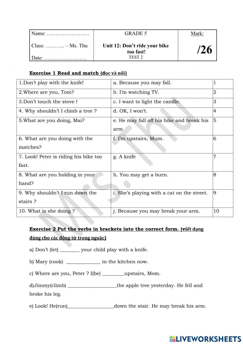 English 5 unit 12 test 2