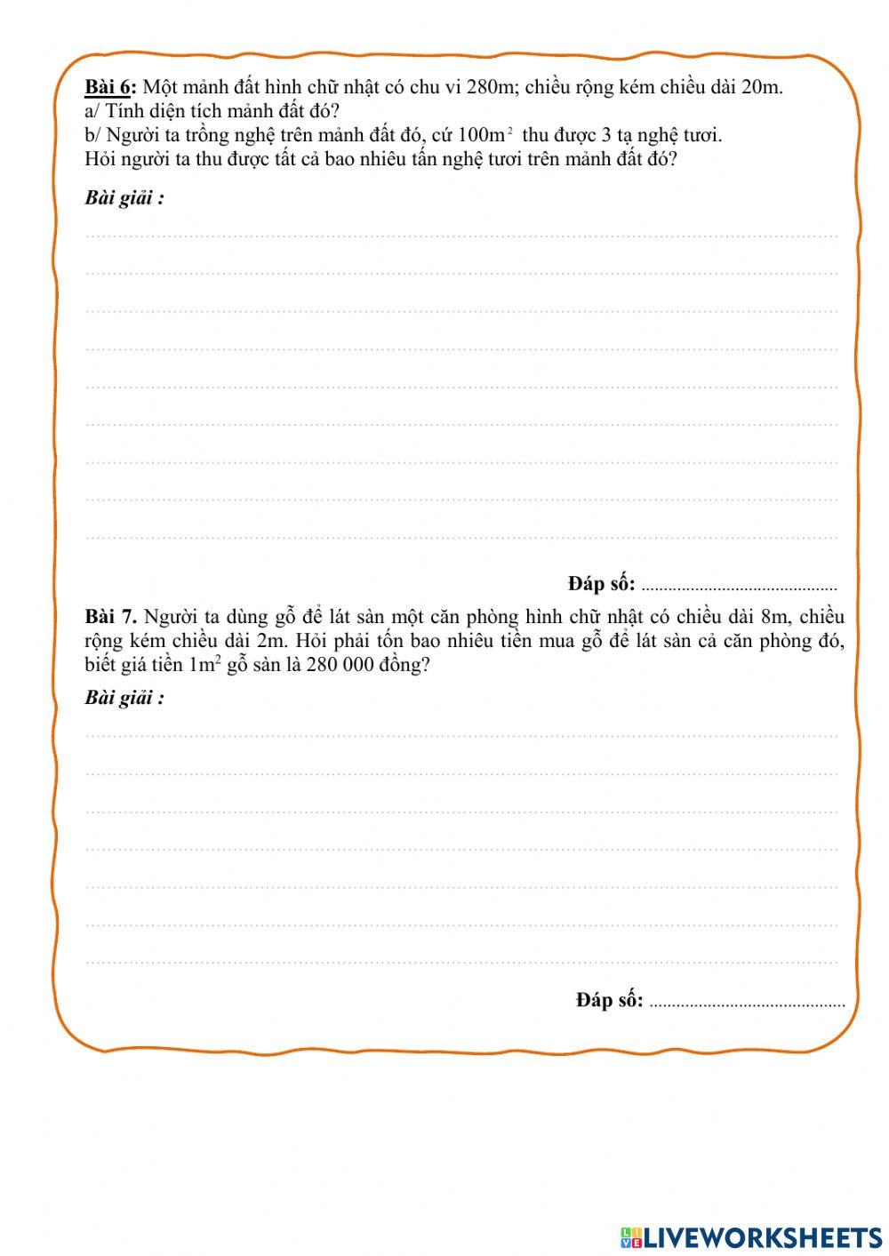 Bài kiểm tra giữa HKI