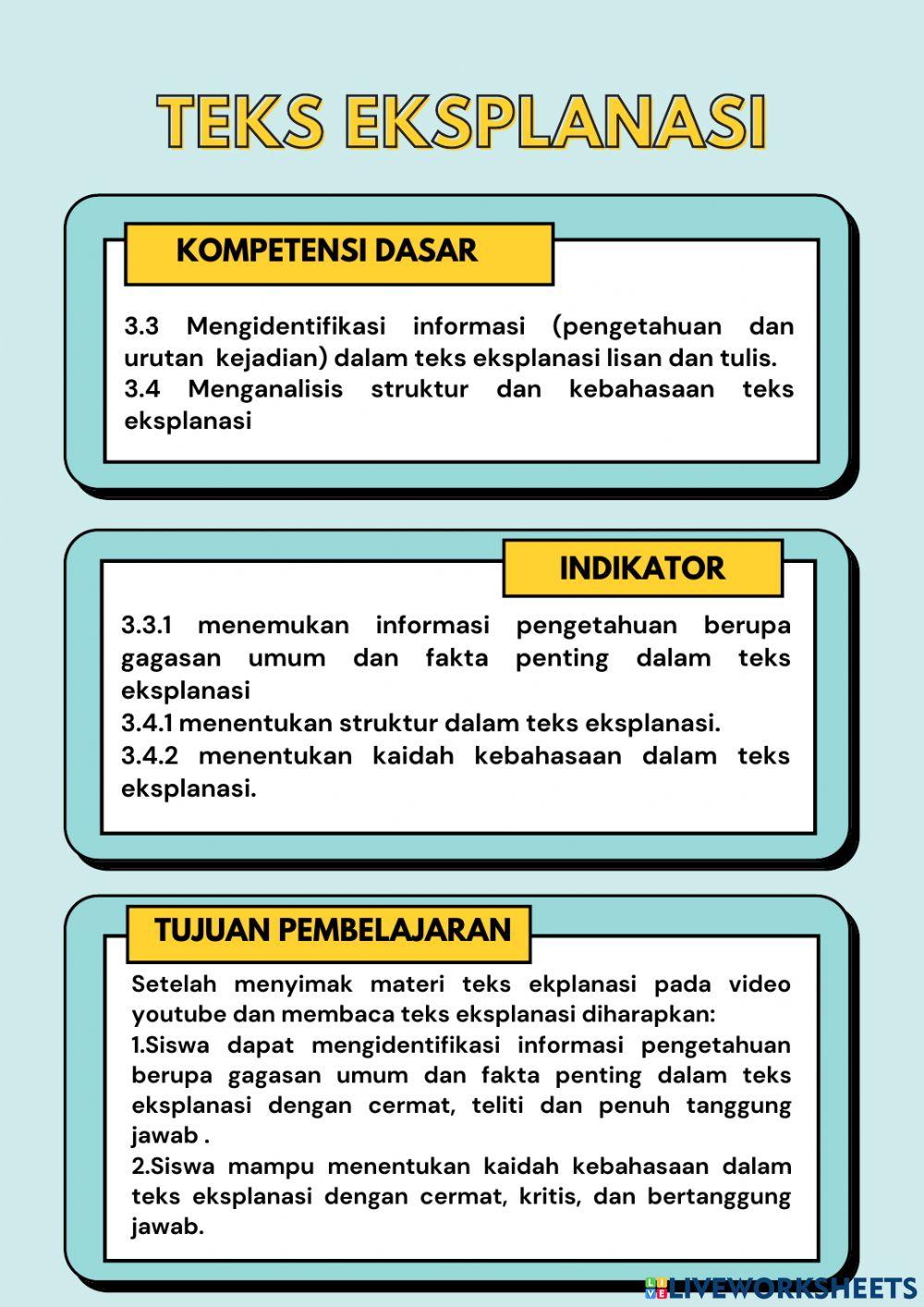 Teks Eksplanasi