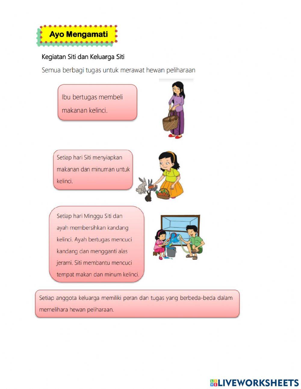 Pembagian Tugas Dalam Kegiatan