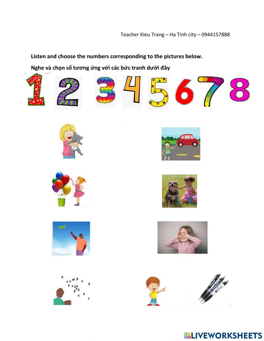 This that these those listen and number