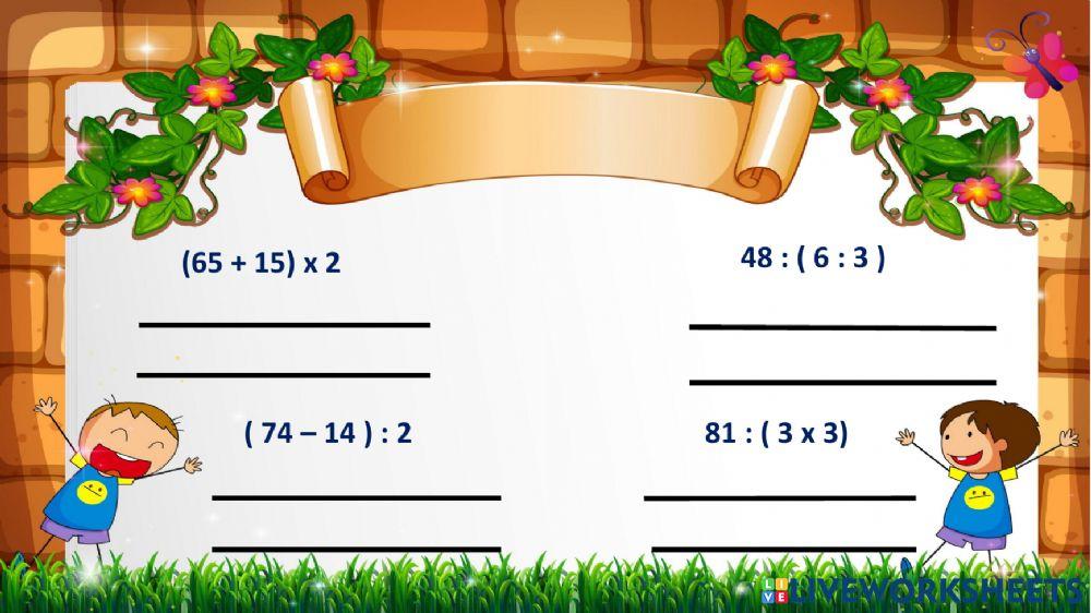 VP buổi 6 tháng 3 worksheet Live Worksheets