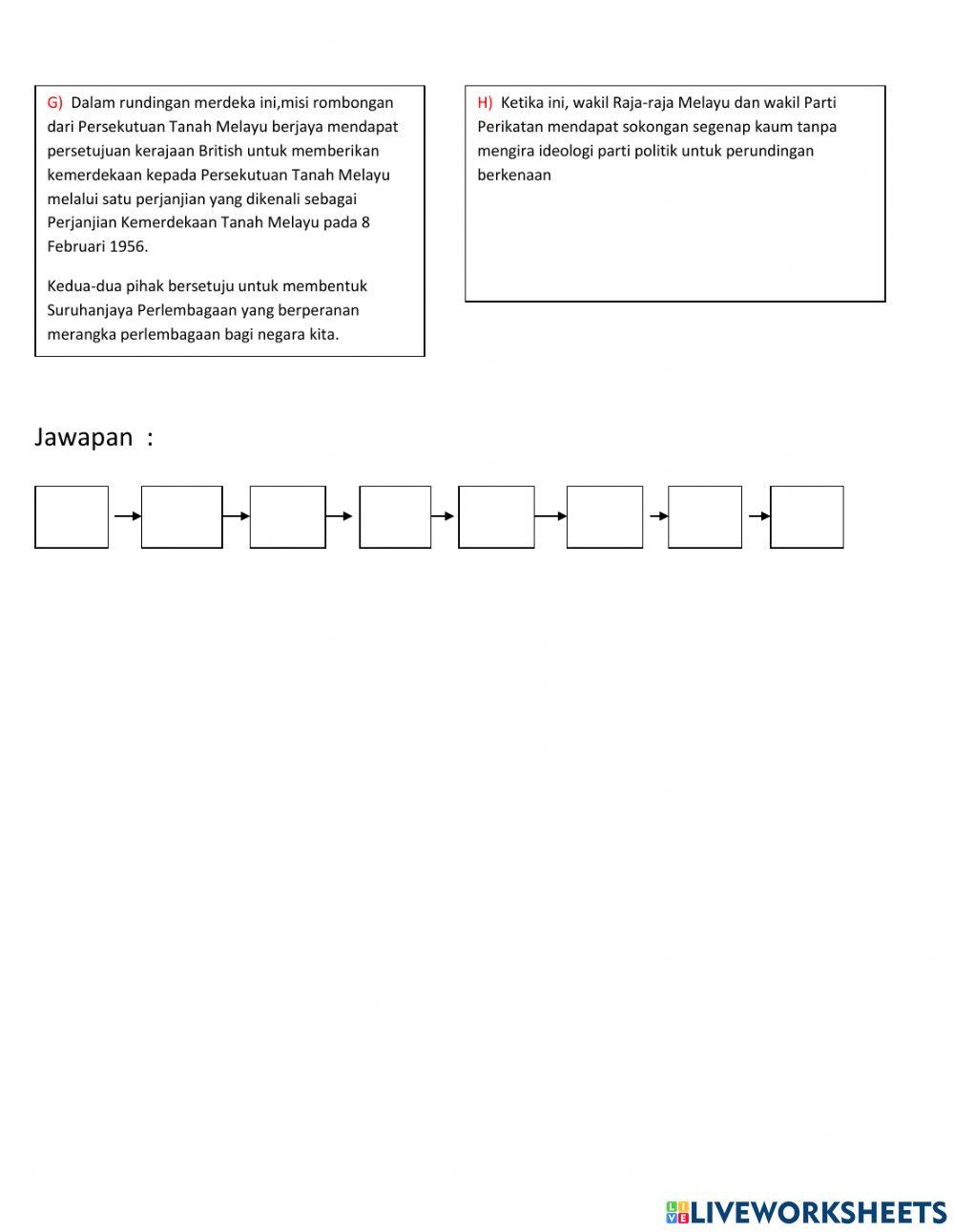 Sejarah T.4  Bab  9.1  Usaha Rundingan Kemerdekaan