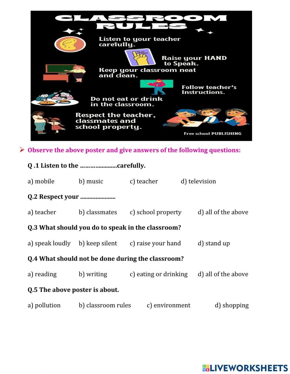 English comprehensions