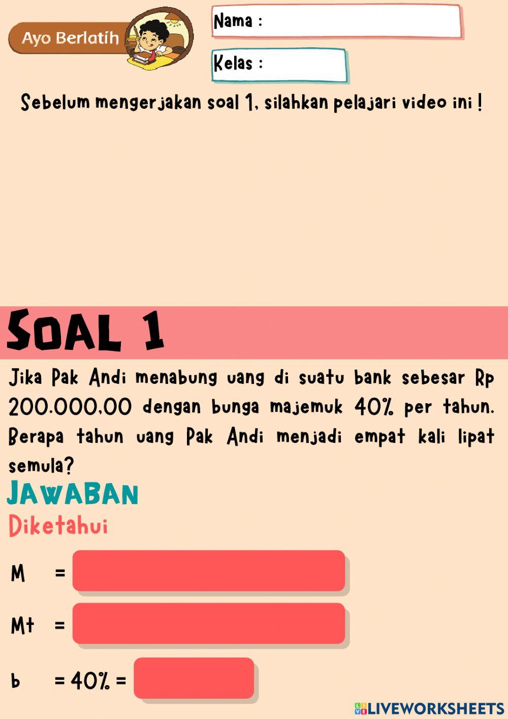 Aplikasi Fungsi Logaritma