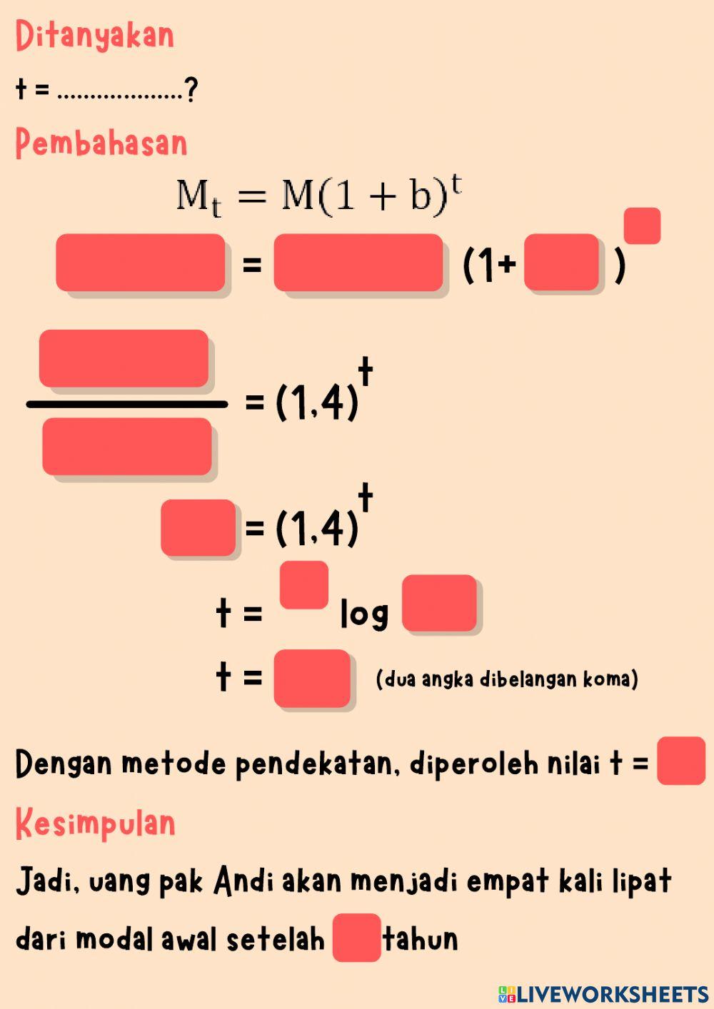 Aplikasi Fungsi Logaritma