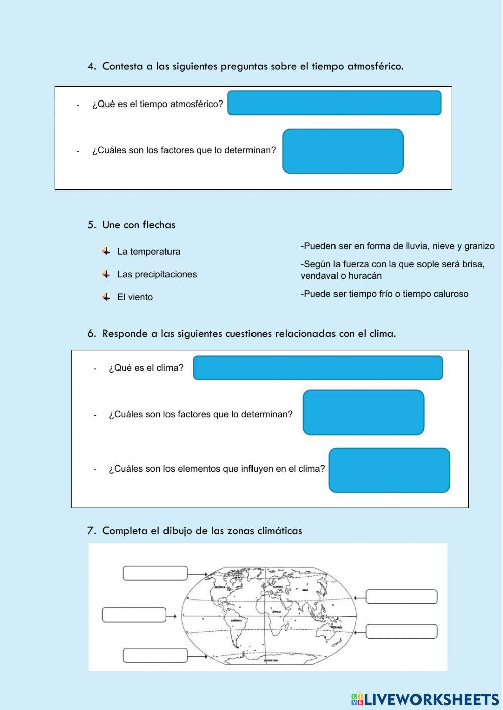 Aire, atmósfera, tiempo y clima