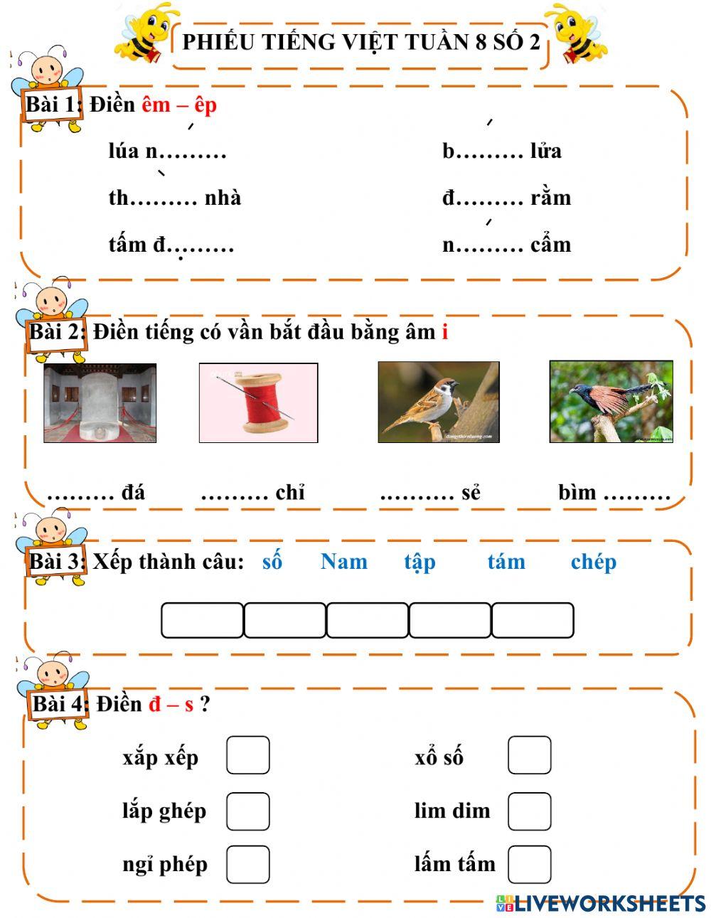 Tiếng việt tuần 8
