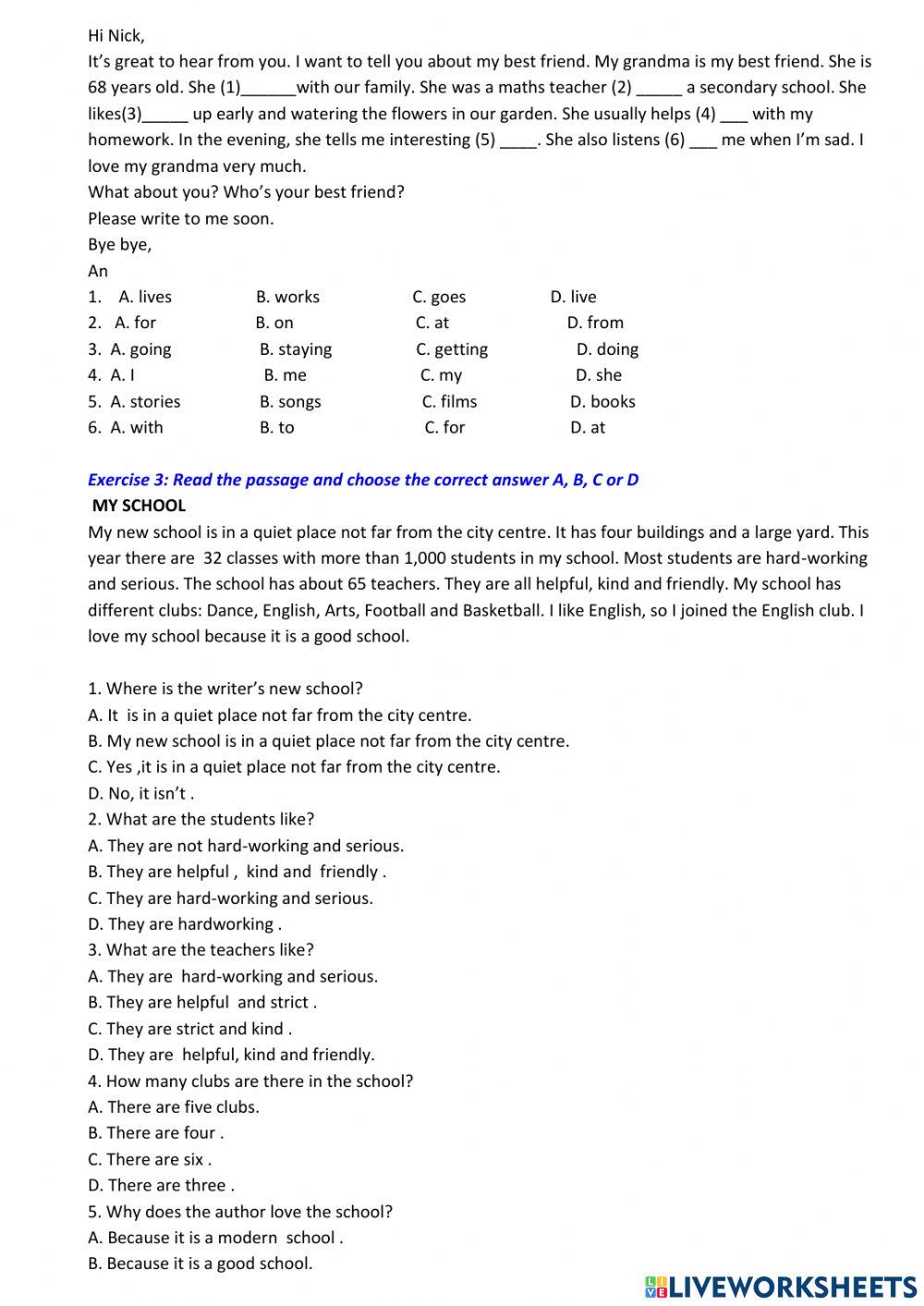 G6-Review for mid term test