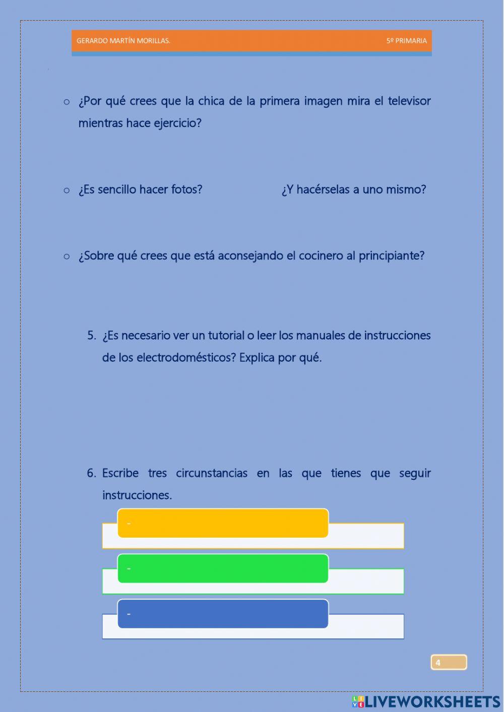 Comunicación oral. Tarea 4.