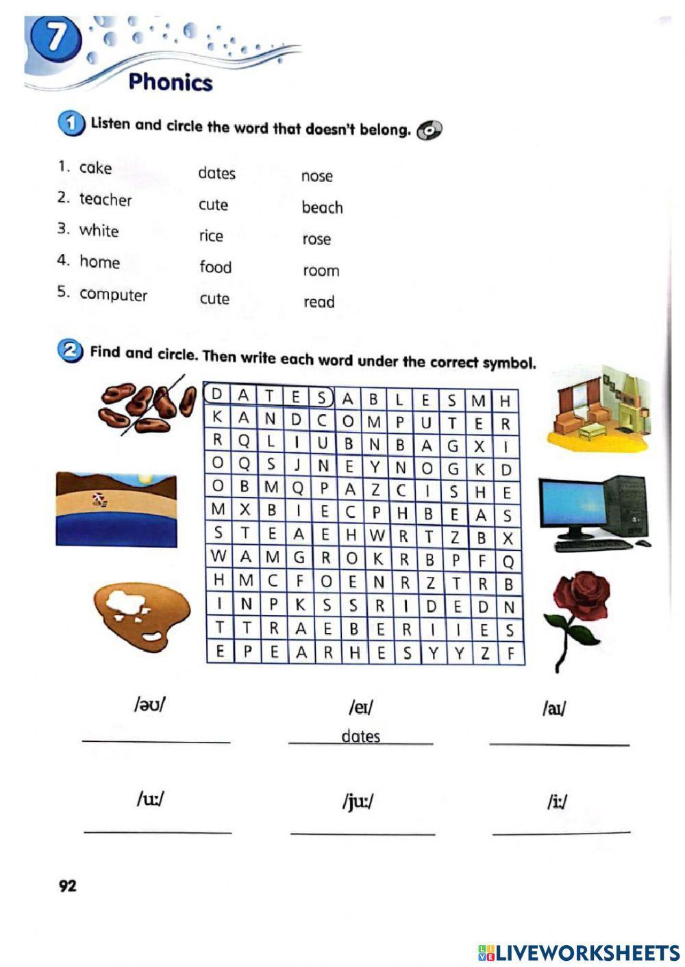 Phonics Long Vowels