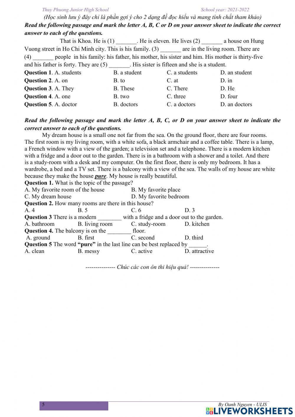 G6-Revision for test