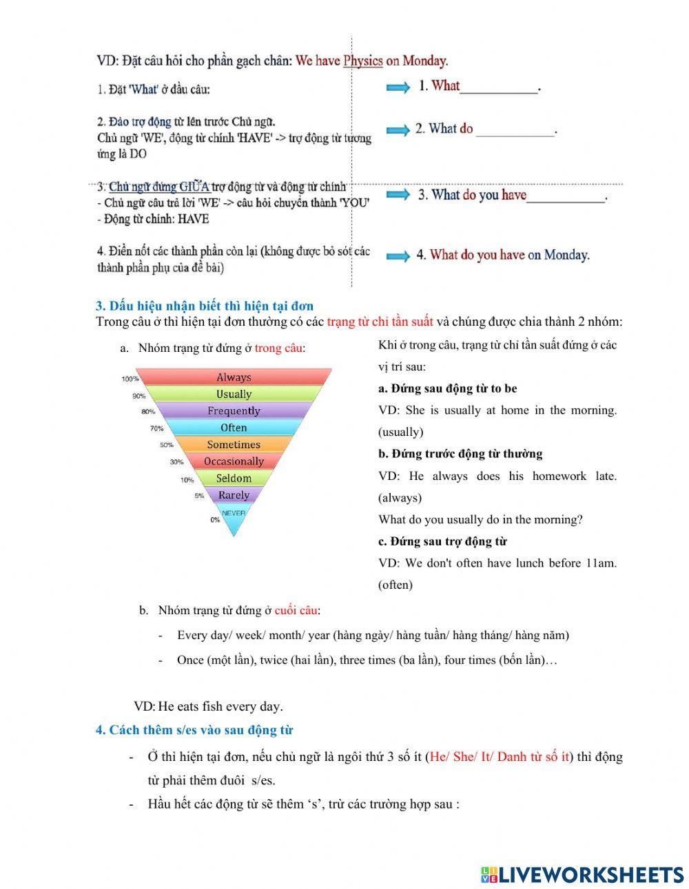 Grade 6 - Unit 1 - My new school - Hiện tại đơn - Have - Do - Play - Study