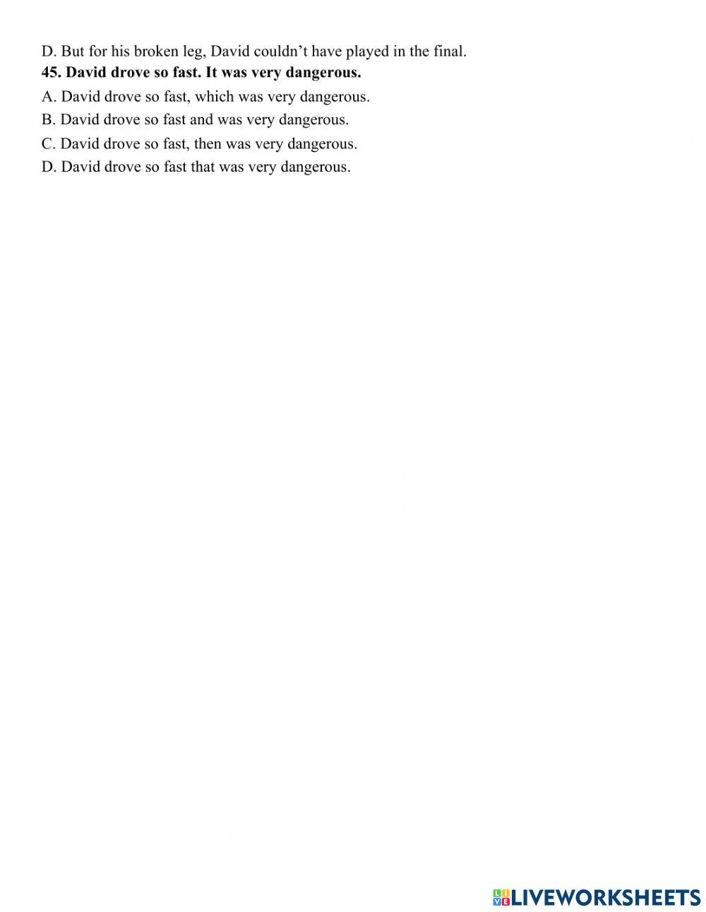 Revision for the 1st term test – no7 (grade 12)