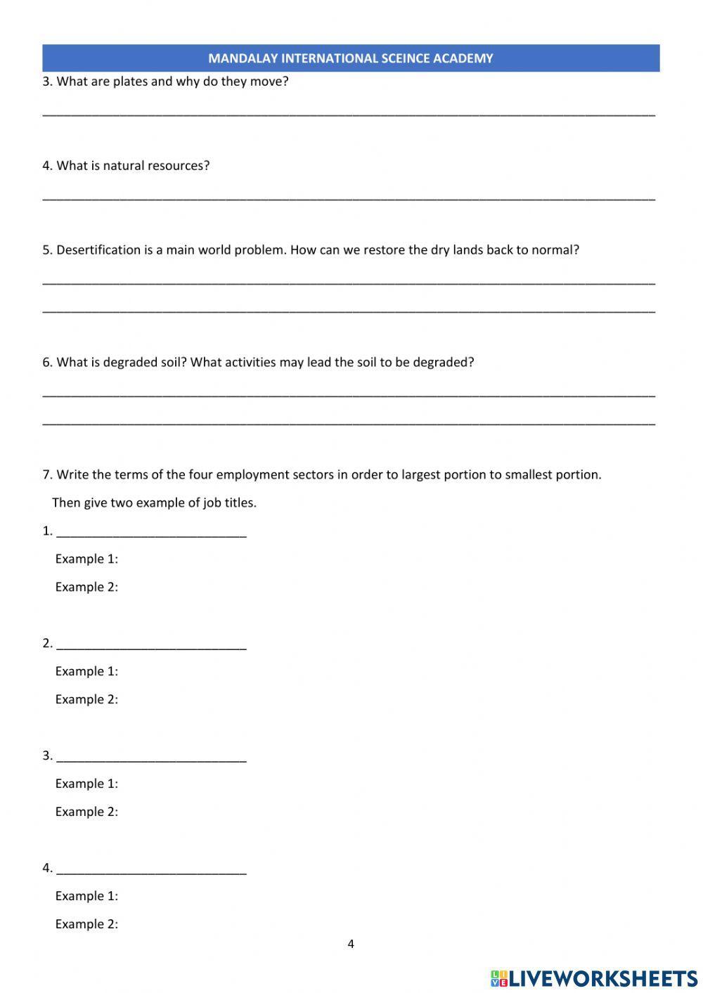 First Term Final Exam