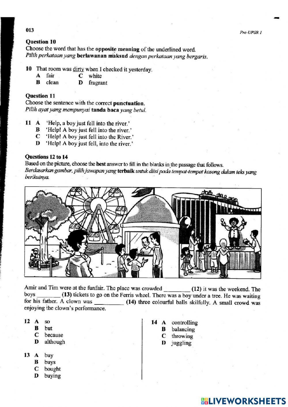 Section A exam Paper 1