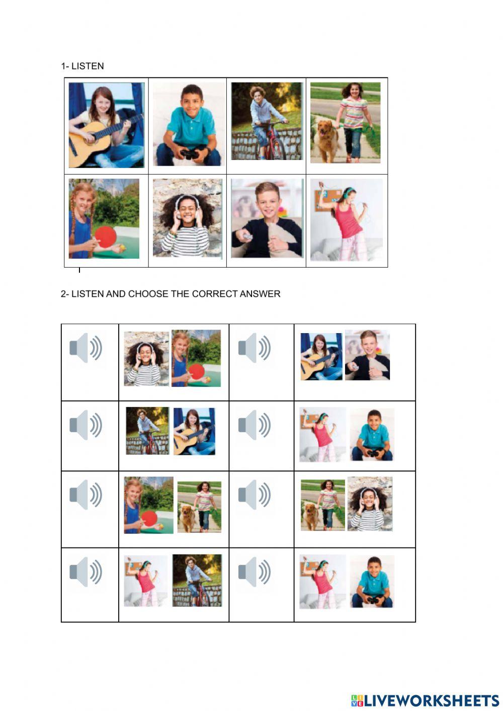 Free time 5th grade (adapted)