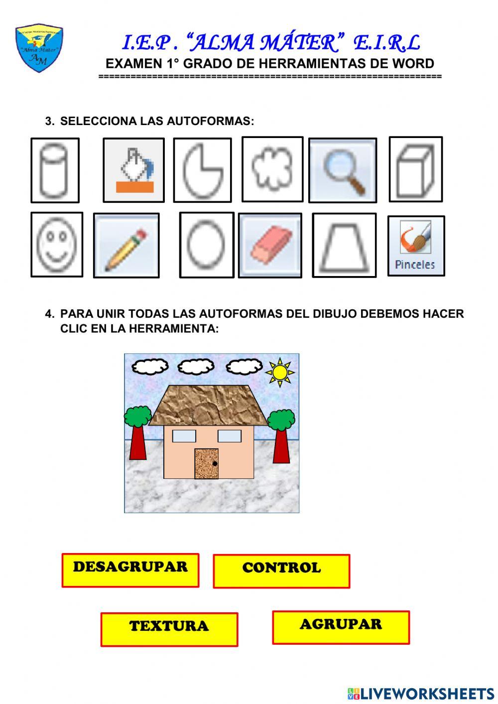 Herramientas de word