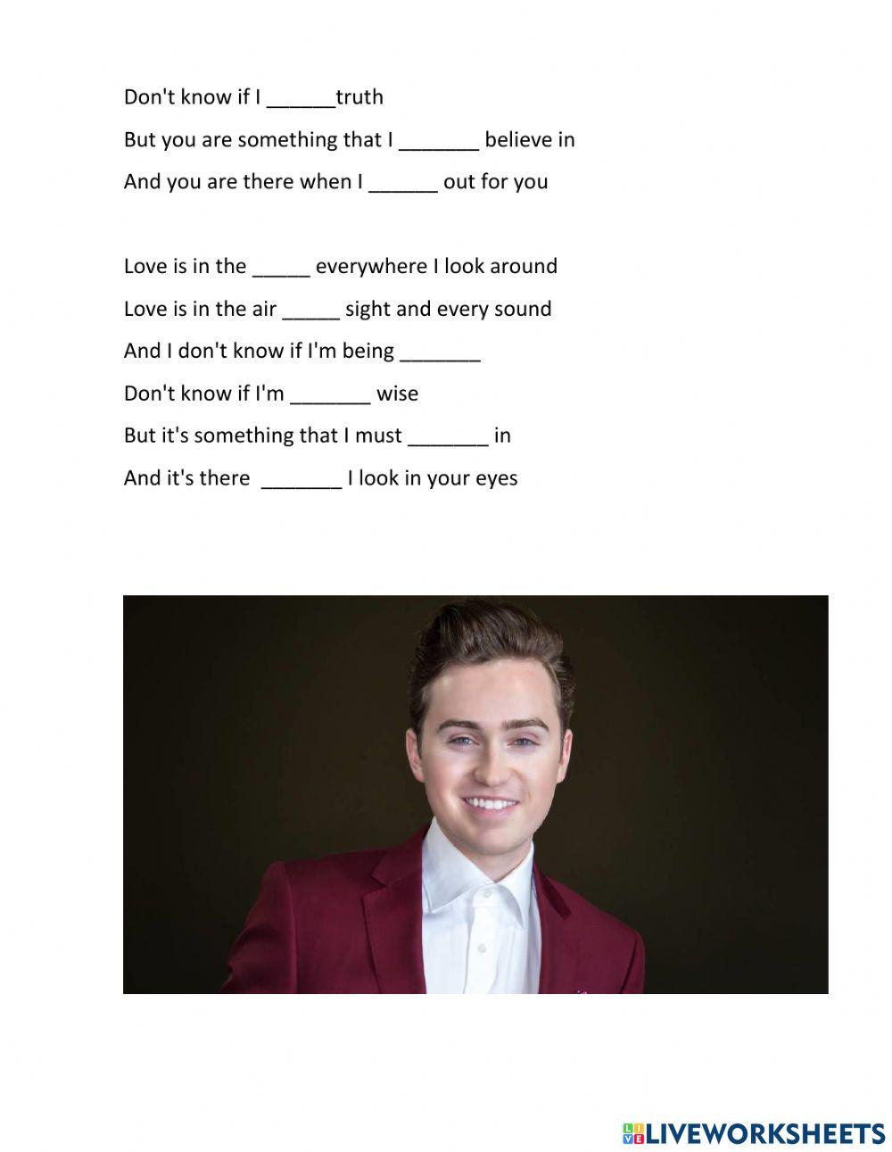 Love is in the air by Harrison Craig