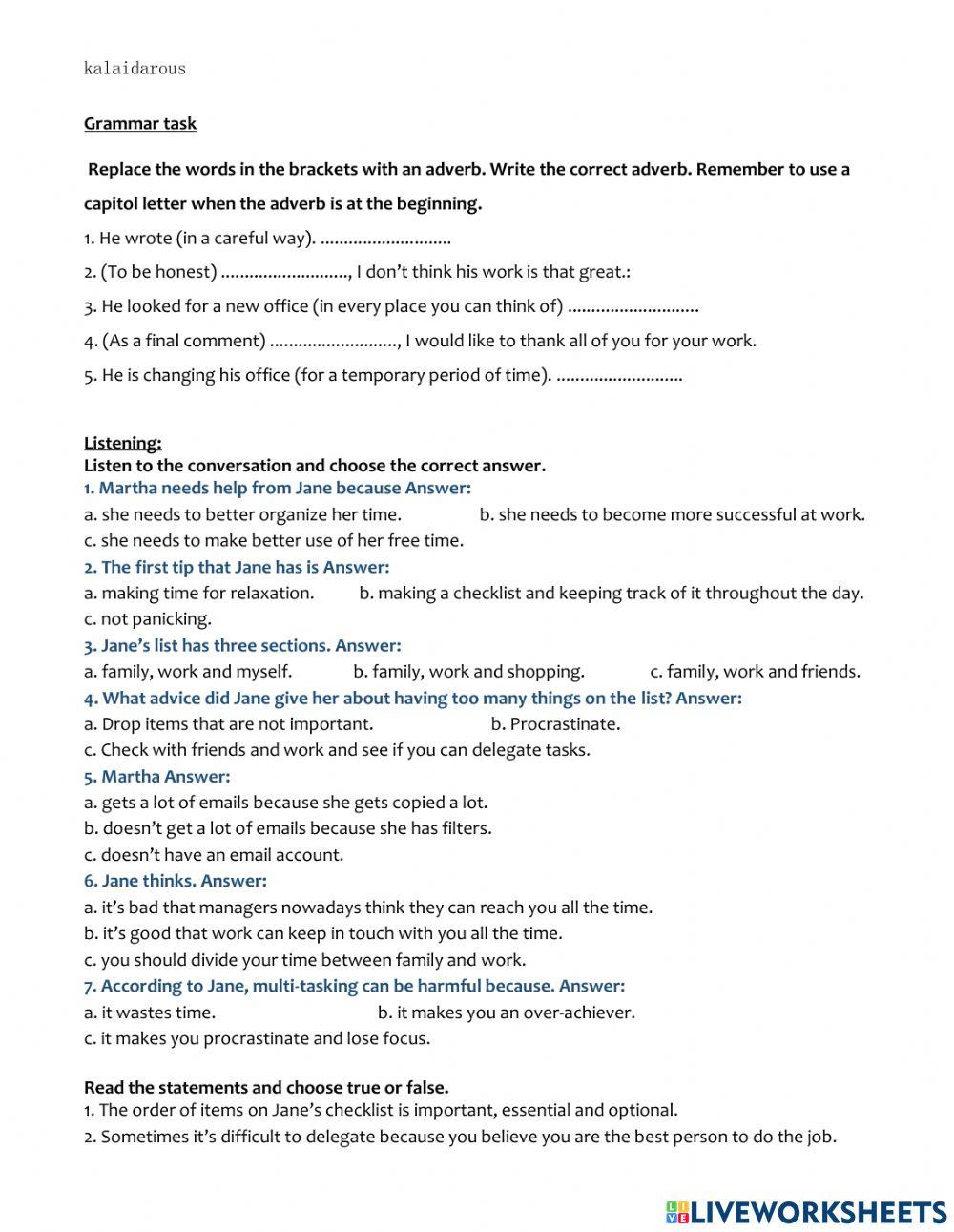 103 t8:Time management