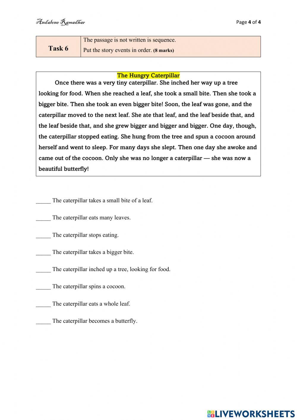 Language Arts Test 2