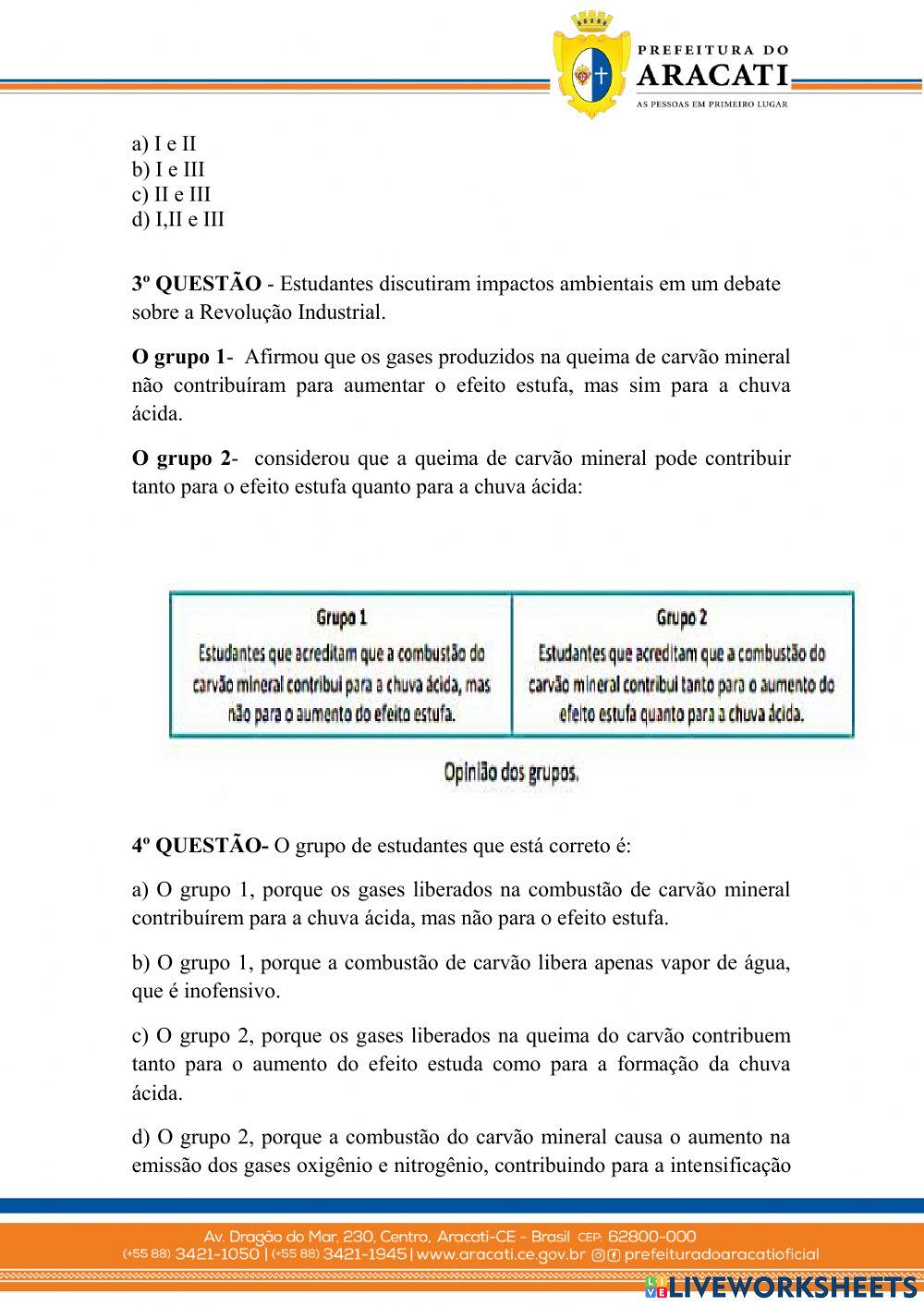 Atividade 7º ano - história das máquinas
