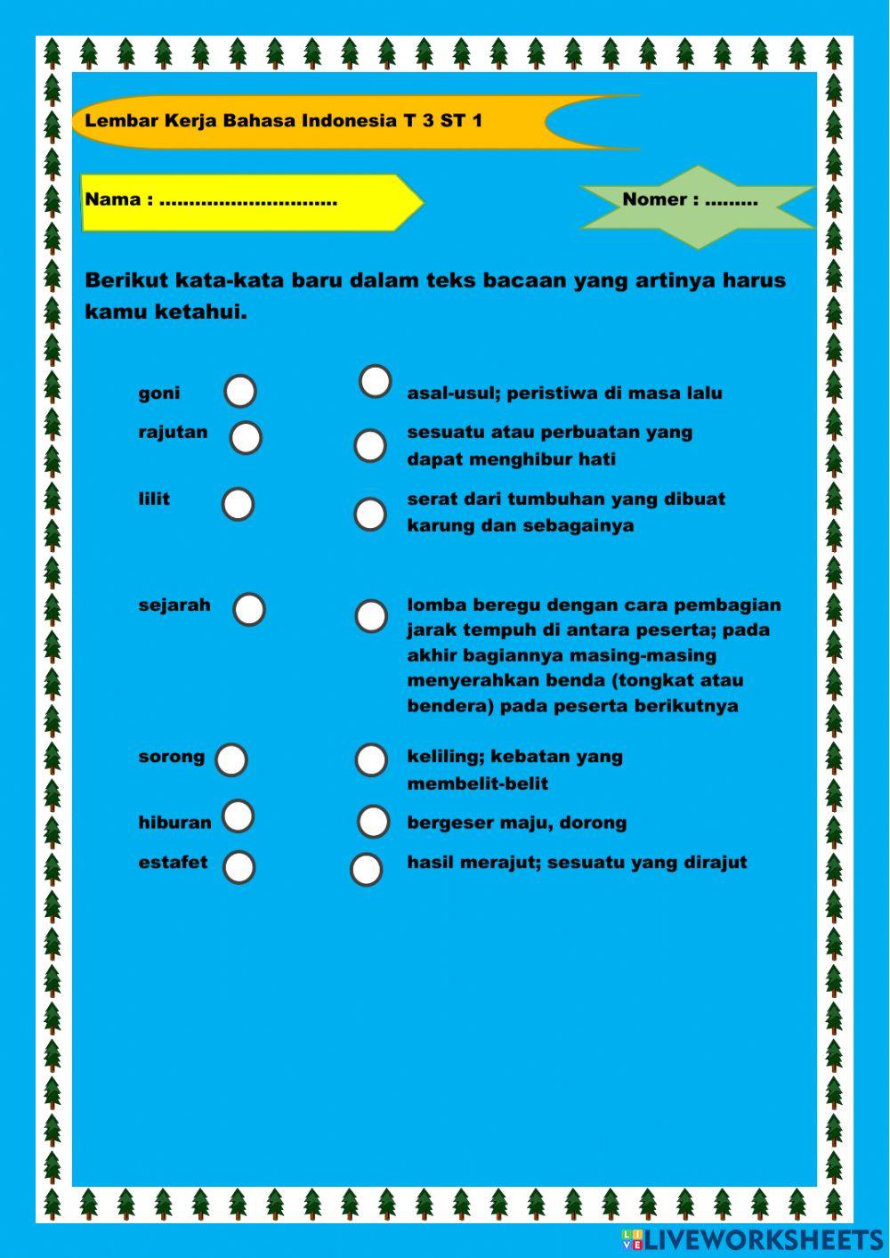 Lembar kerja interaktif