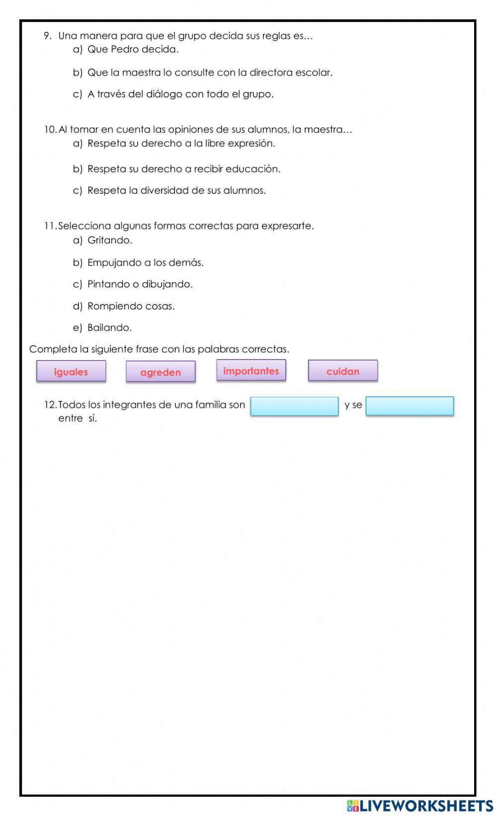 Formación Cívica y Ética 1°