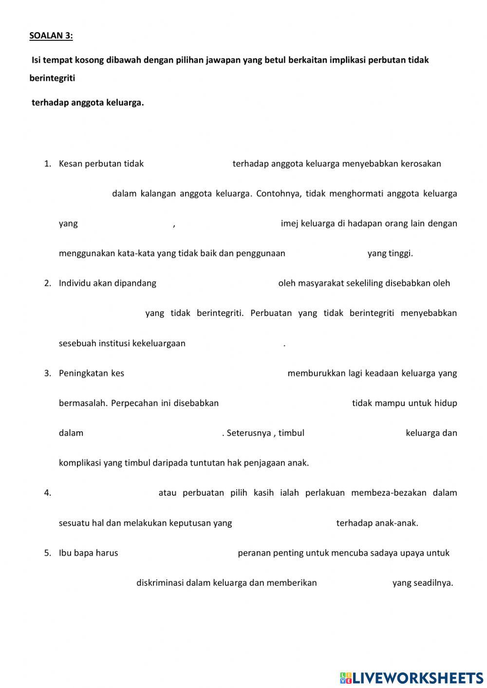 Unit 6 pembangunan negara bertunjangkan integriti