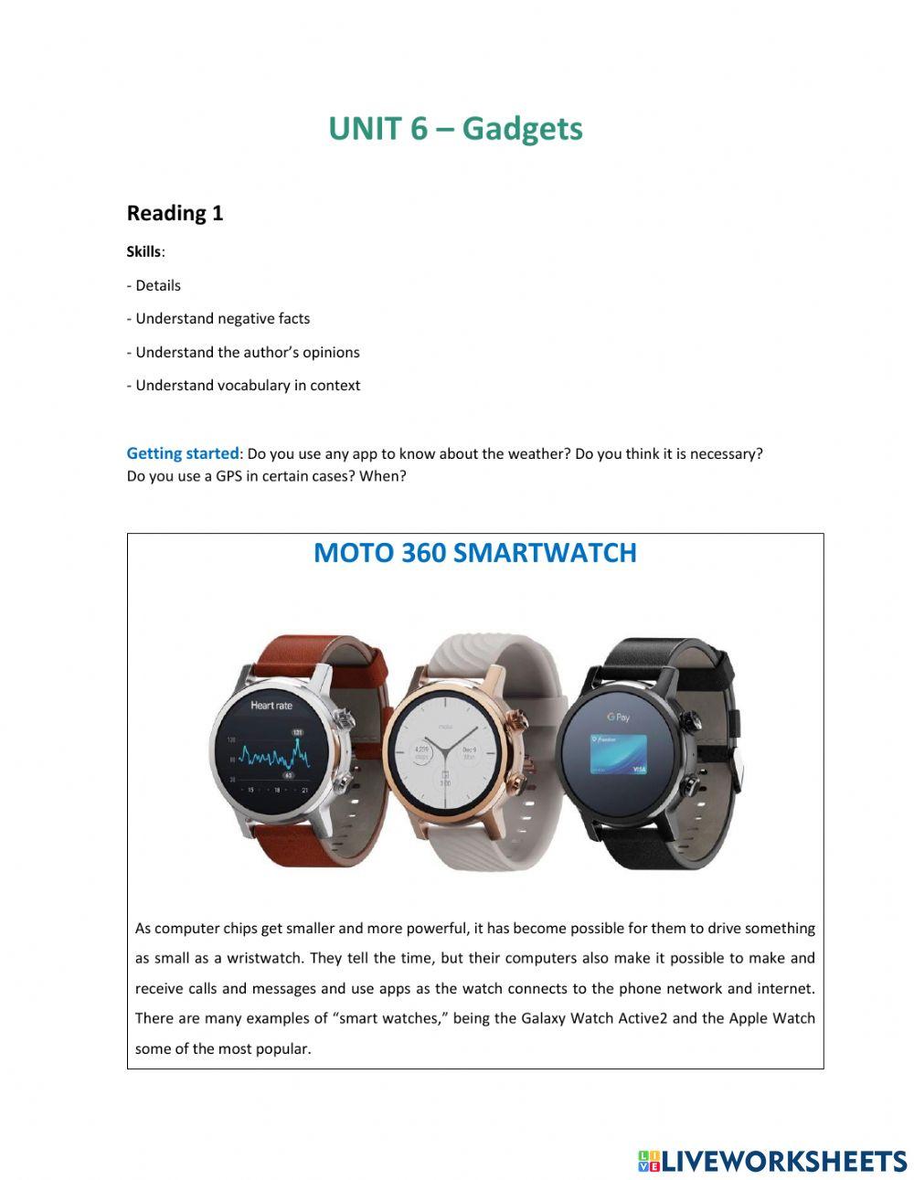 Moto 360 smartwatch