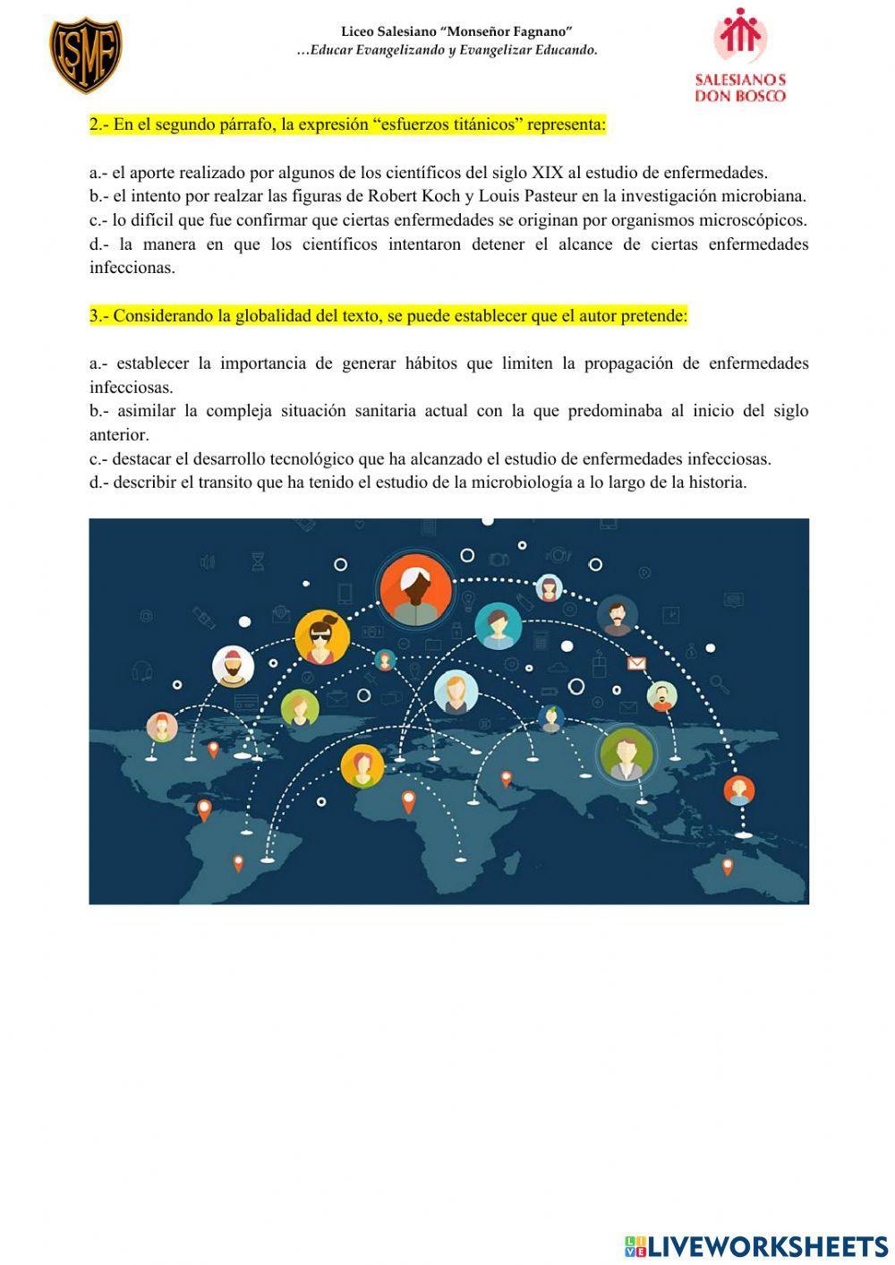 Guía de aprendizaje - cuarto medio