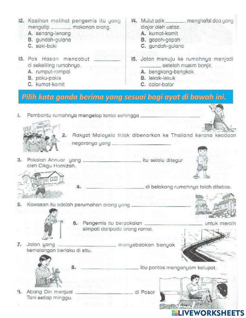 MINGGU 38 KATA GANDA (TAHUN 5)