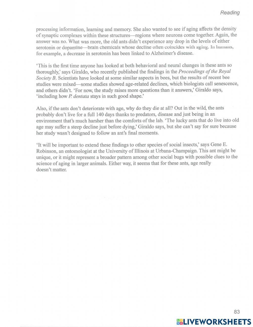 Reading - cam 1 - test 4 - passage 1