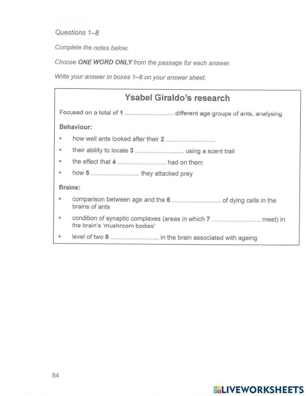 Reading - cam 1 - test 4 - passage 1