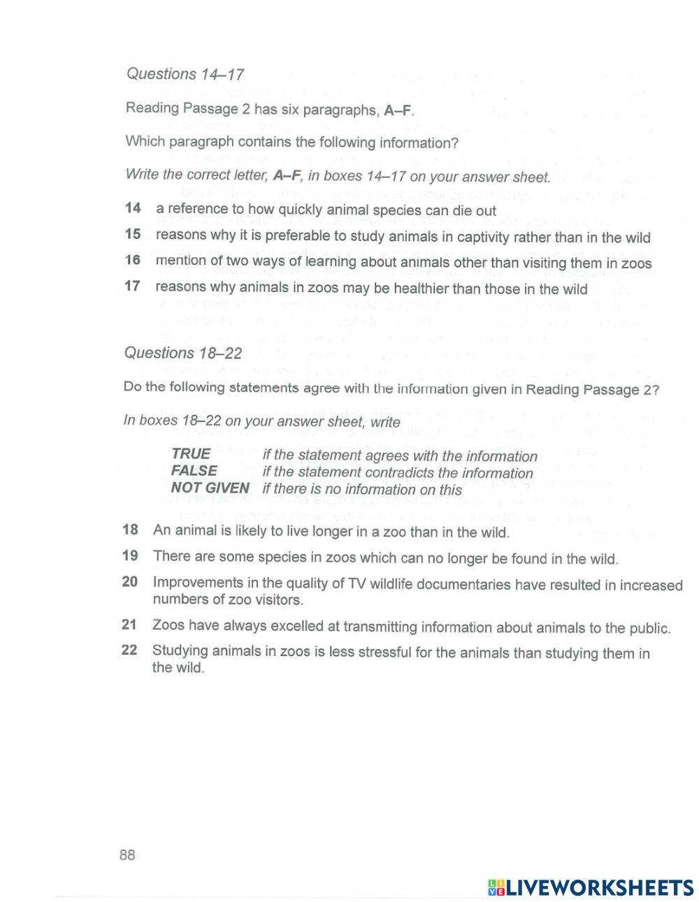 Reading - cam 14 - test 4 - passage 2