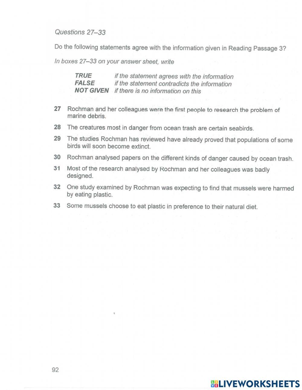 Reading - cam 14 - test 4 - passage 3