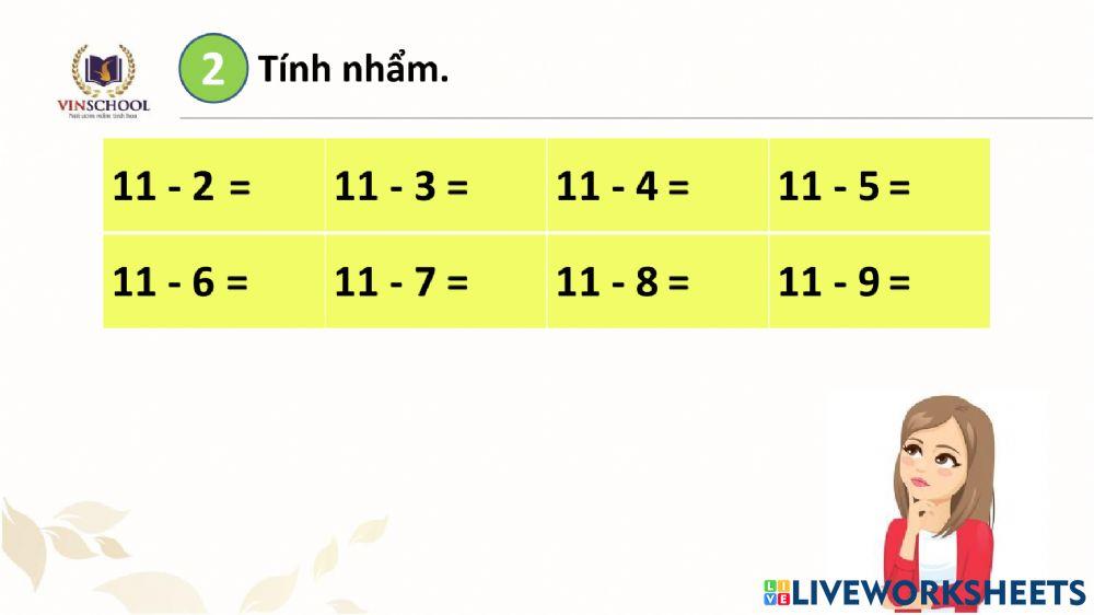 Toán tuần 6 Tiết 1 Bài 1