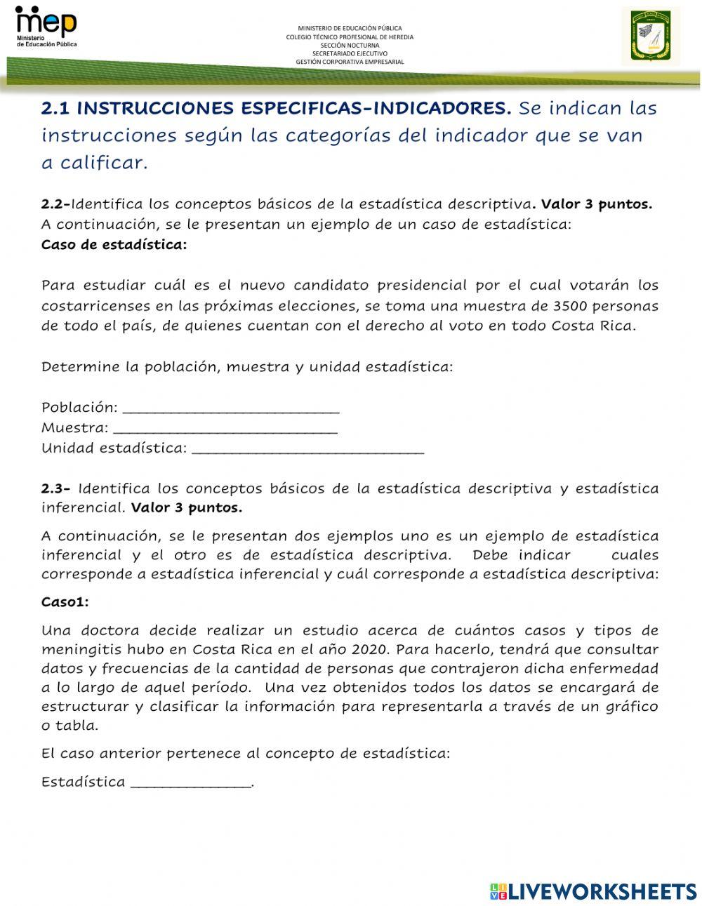 Estadística descriptiva