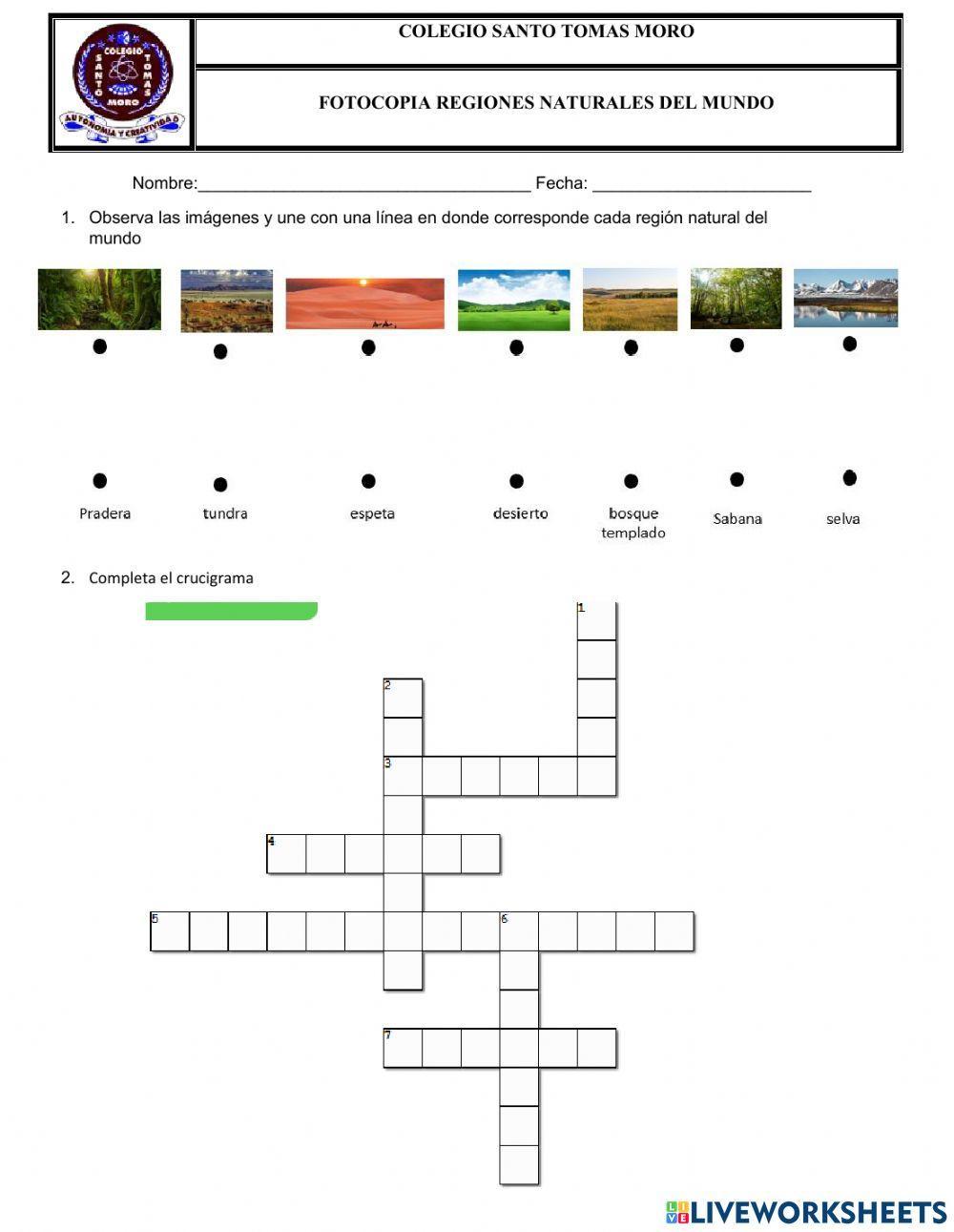 Regiones naturales del mundo