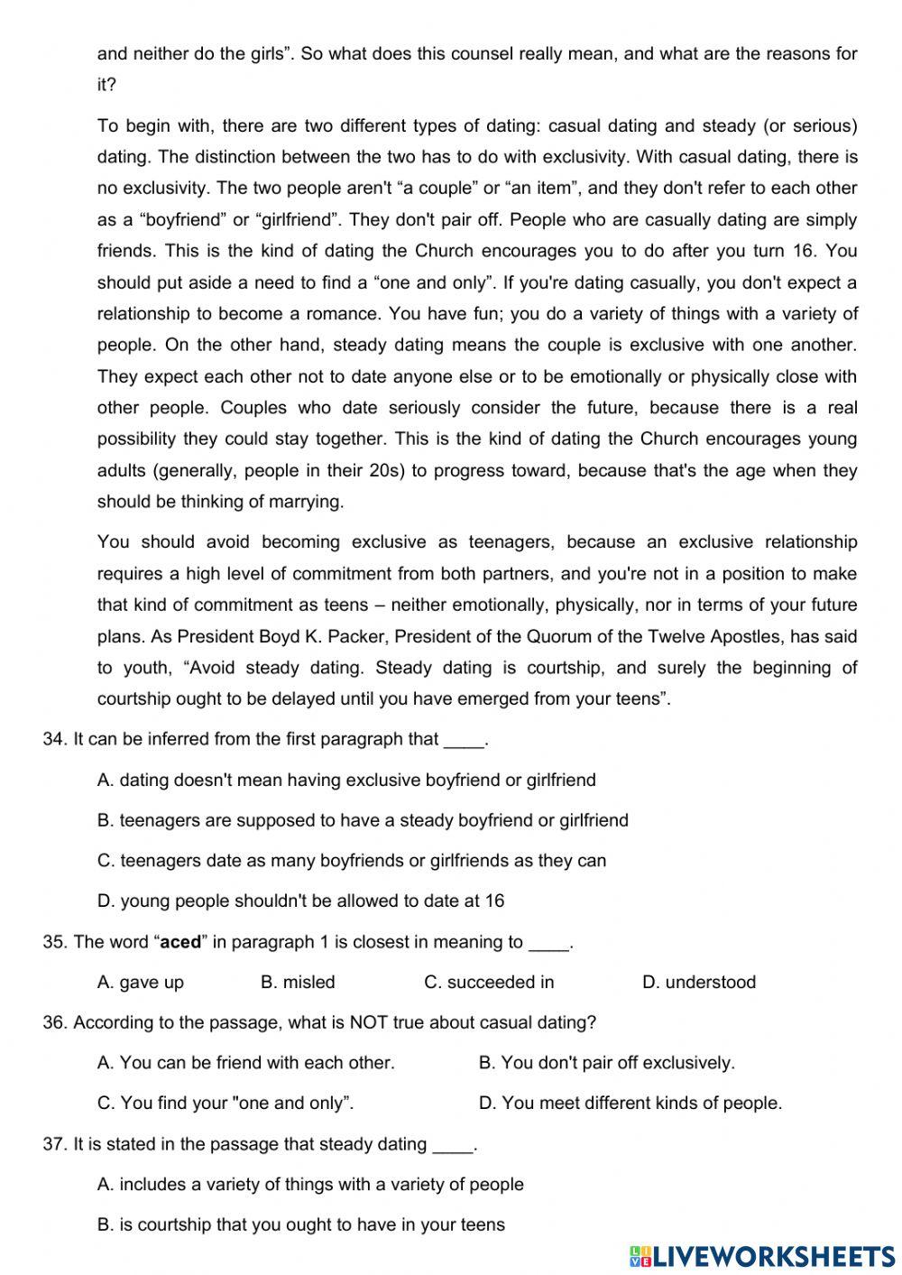 Unit 2: PRACTICE TEST 1