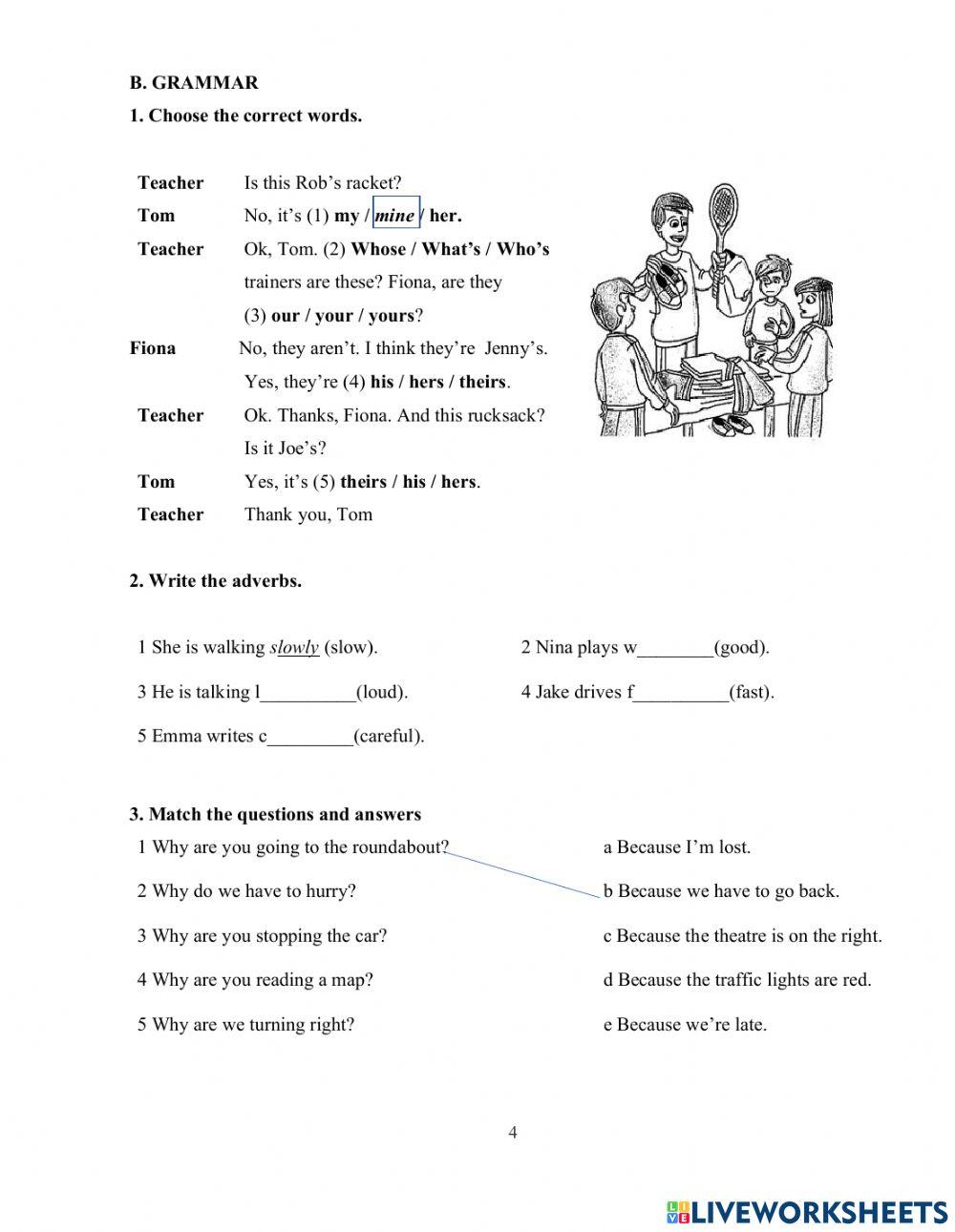 DS - Fa4 - Test 2.1 Writing