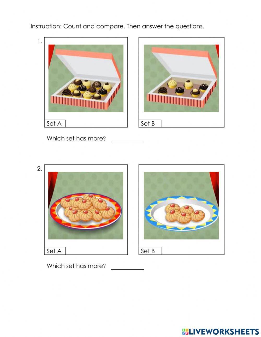 Count and compare more