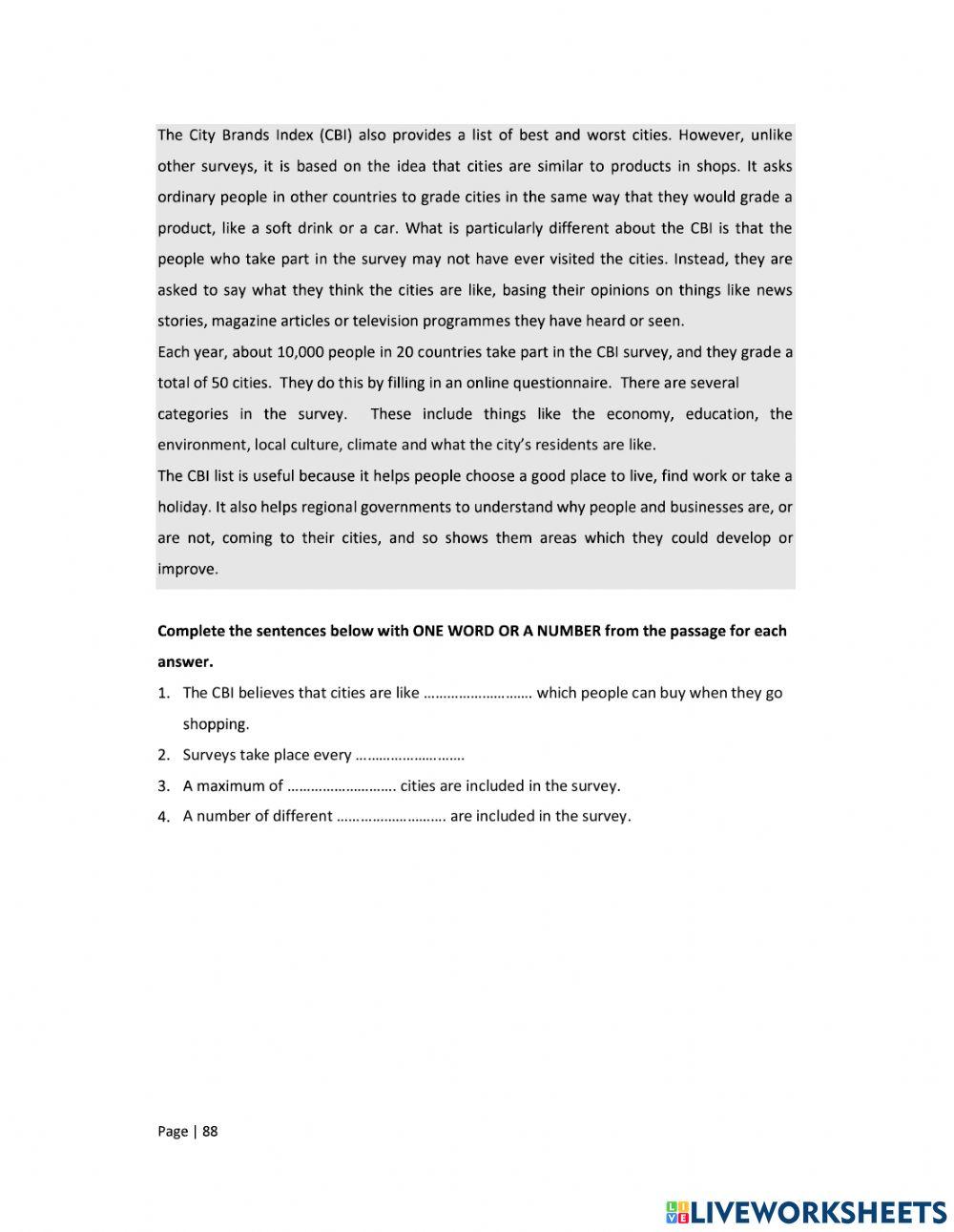 Homework reading practice 1