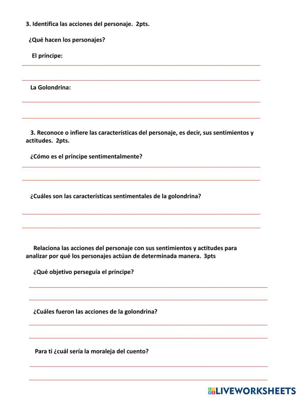 Guía 23. Análisis del -Príncipe feliz-.