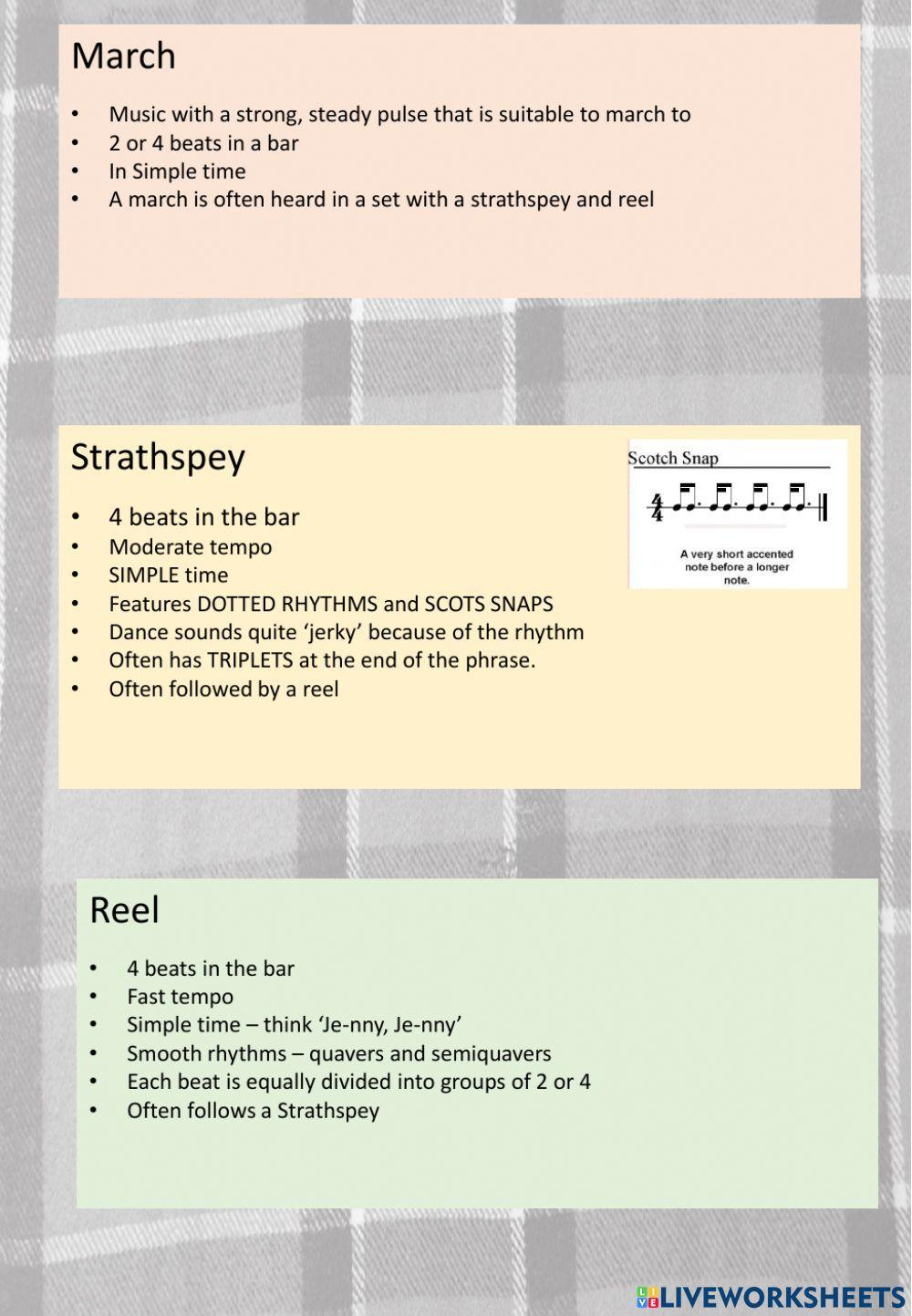 Nat 5 Scottish Music