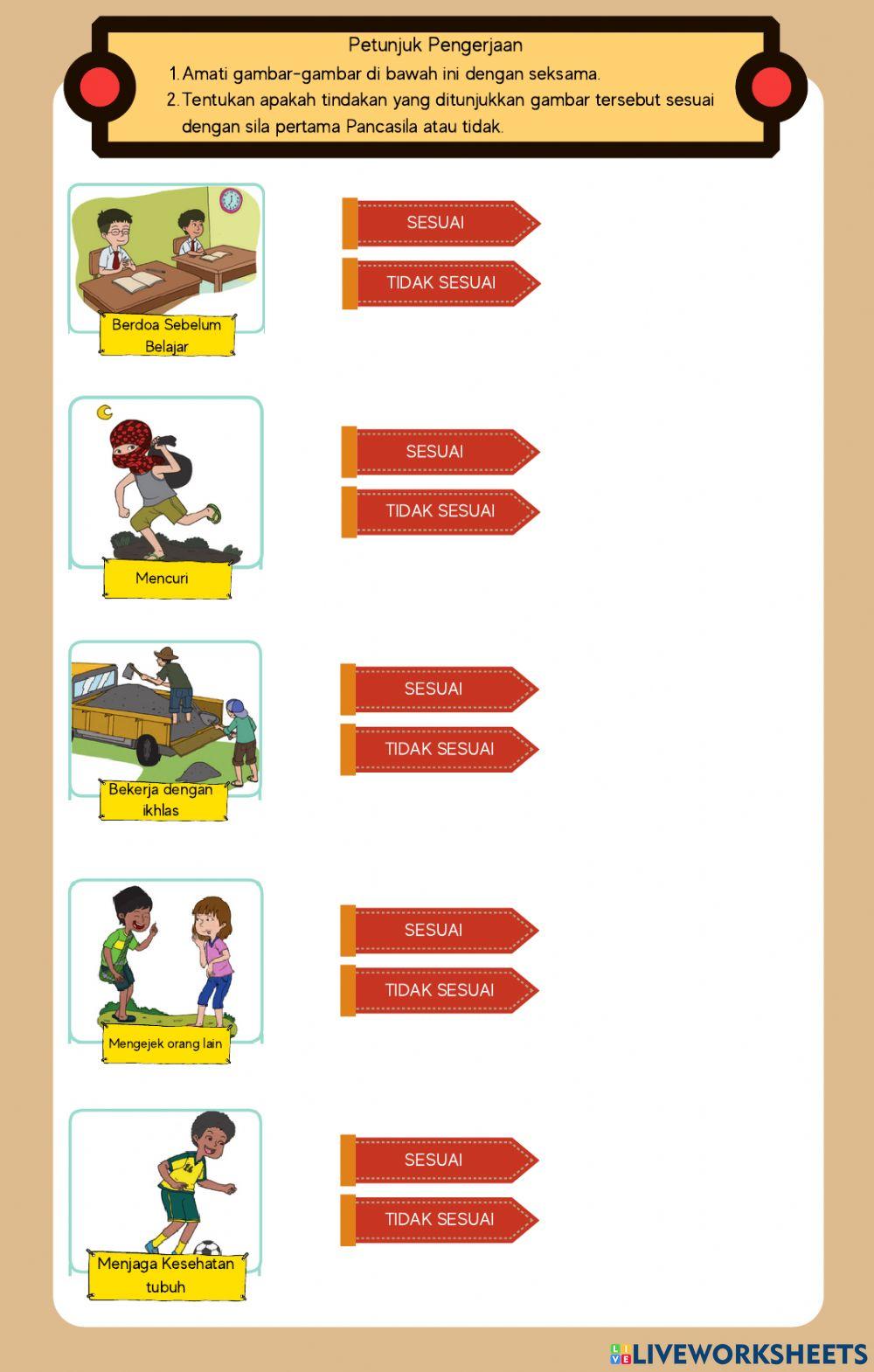 LKPD Kelas IV Tema 4 Subtema 1 Pembelajaran 2