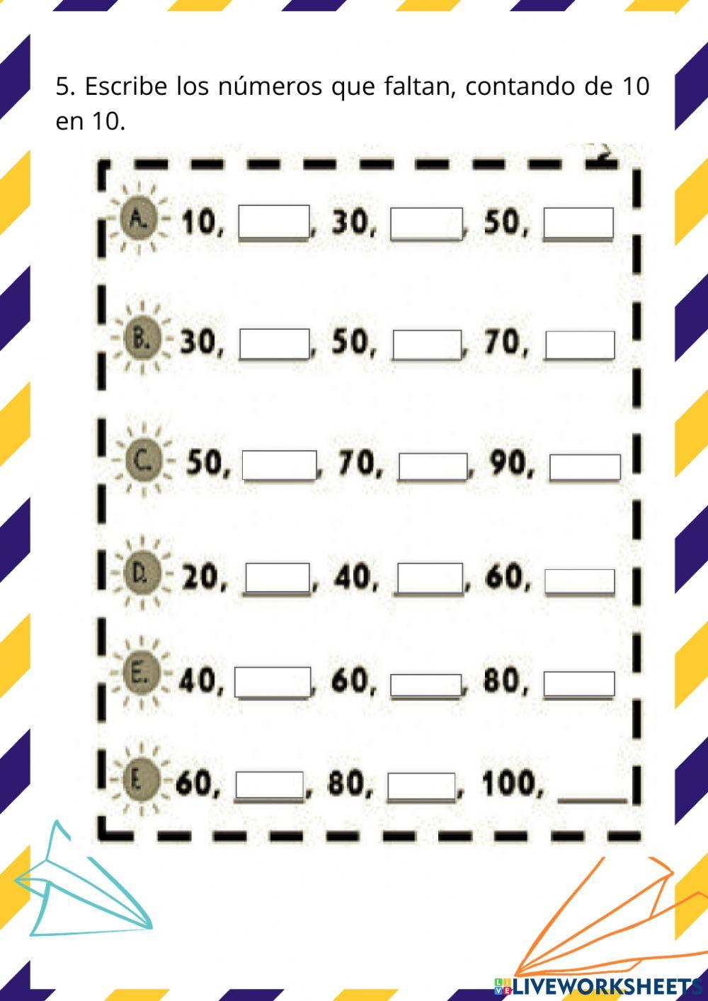 Examen mensual de Matemátiica