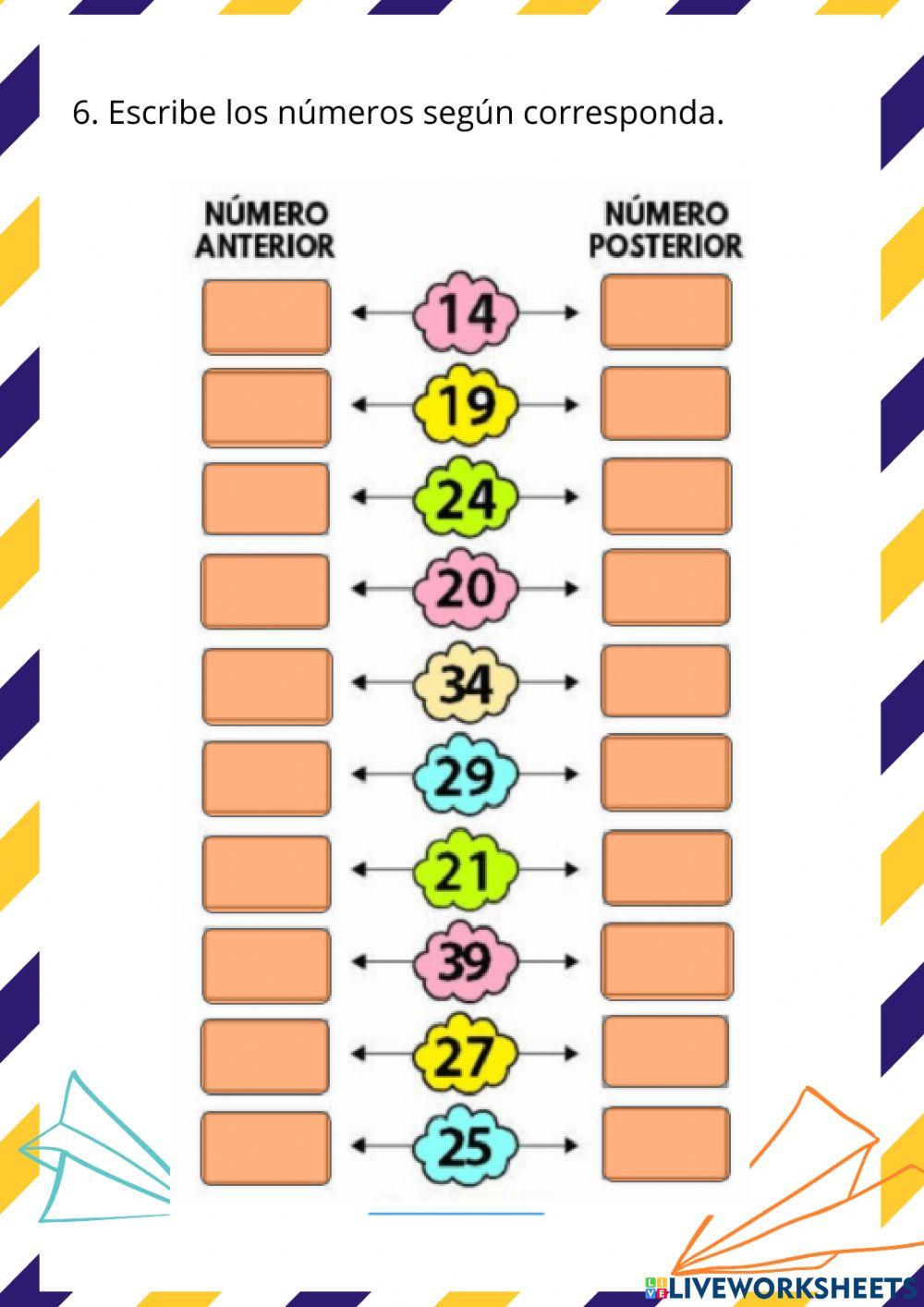 Examen mensual de Matemátiica